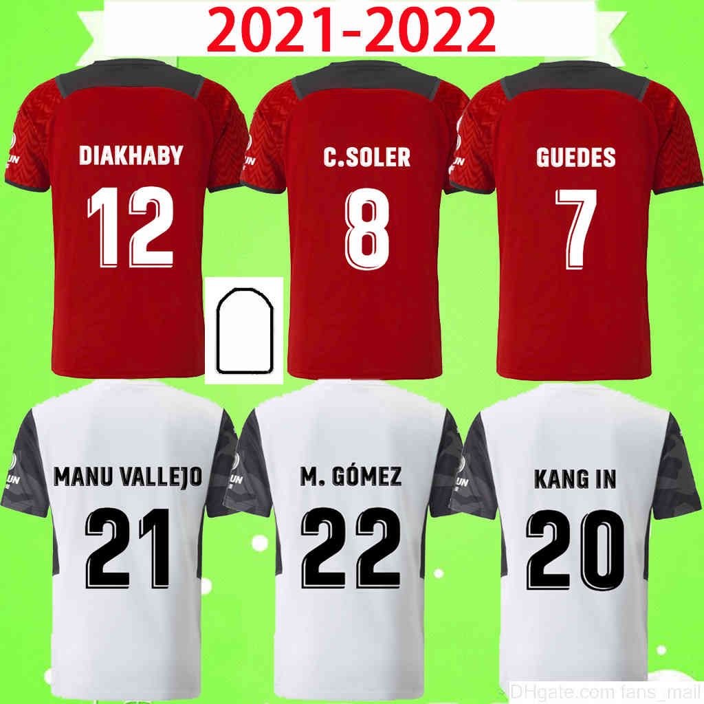 2021 2022 Valencia CF Soccer Jerseys C.SOLER GAYA 21 22 GUEDES MANU VALLEJO football shirts PICCINI M.GOMEZ C.RIVERO CHERYSHEV WASS Adult, Black;yellow
2021 2022 Valencia CF Soccer Jerseys C.SOLER GAYA 21 22 GUEDES MANU VALLEJO football shirts PICCINI M.GOMEZ C.RIVERO CHERYSHEV WASS Adult, Black;yellow