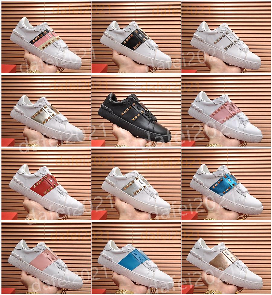 Mens Casual Rivet Shoes Women Outdoor White Riveting Shoe Leather Flat Fashion Couples Trainers Des Chaussures, Shoelaces
Mens Casual Rivet Shoes Women Outdoor White Riveting Shoe Leather Flat Fashion Couples Trainers Des Chaussures, Shoelaces