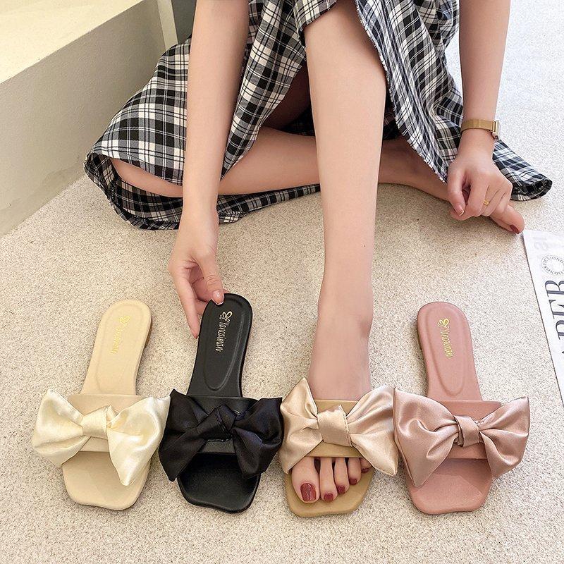 Slippers Women's Femme Ete 2021 Fashion Asakuchi Flat Open Toe Beach Shoes Light Soft Comfortable Bow Flip Flop Ciabatte Donna, Pink red
Slippers Women's Femme Ete 2021 Fashion Asakuchi Flat Open Toe Beach Shoes Light Soft Comfortable Bow Flip Flop Ciabatte Donna, Pink red