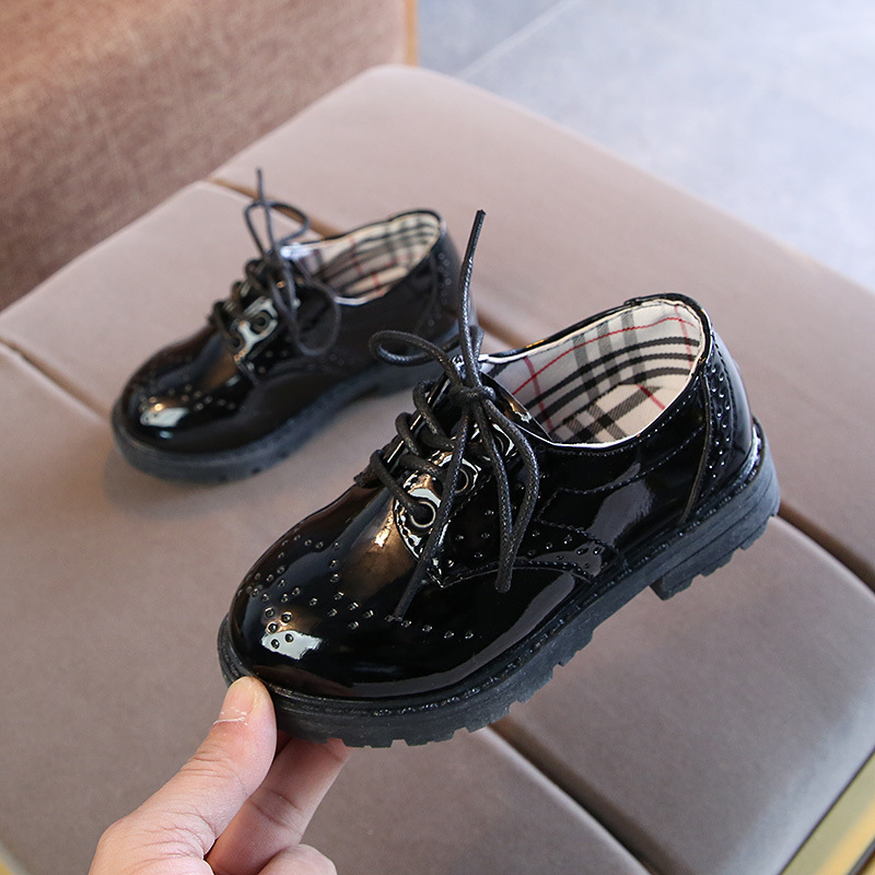 kids baby Sneakers Boys girls casual small leather British style fashion luxury children's show shoes