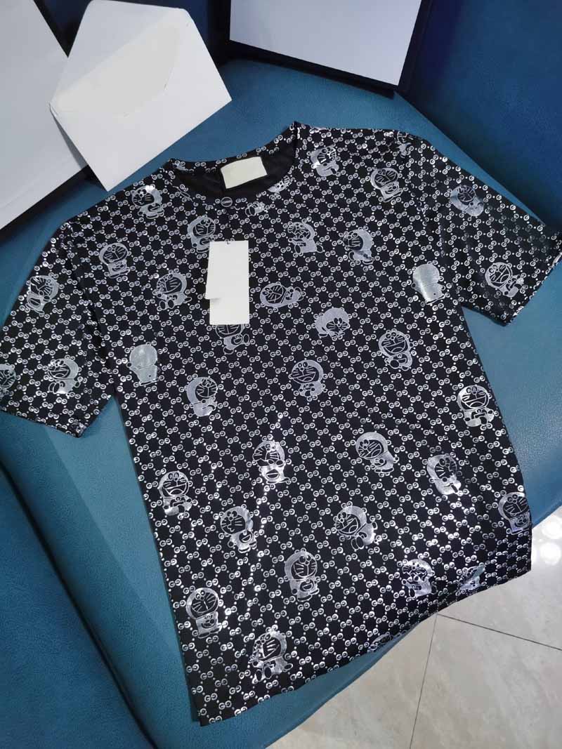 Italian Men's Designer T shirt Black White Ladies Fashion High Quality Cotton T-shirt Top Short Sleeve, White;black
Italian Men's Designer T shirt Black White Ladies Fashion High Quality Cotton T-shirt Top Short Sleeve, White;black