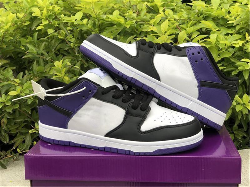 Newest Authentic Dunk SB Low Court Purple Skateboard Black Toe White Sneaker Men Women Sports Shoes With Size 36-46
Newest Authentic Dunk SB Low Court Purple Skateboard Black Toe White Sneaker Men Women Sports Shoes With Size 36-46
