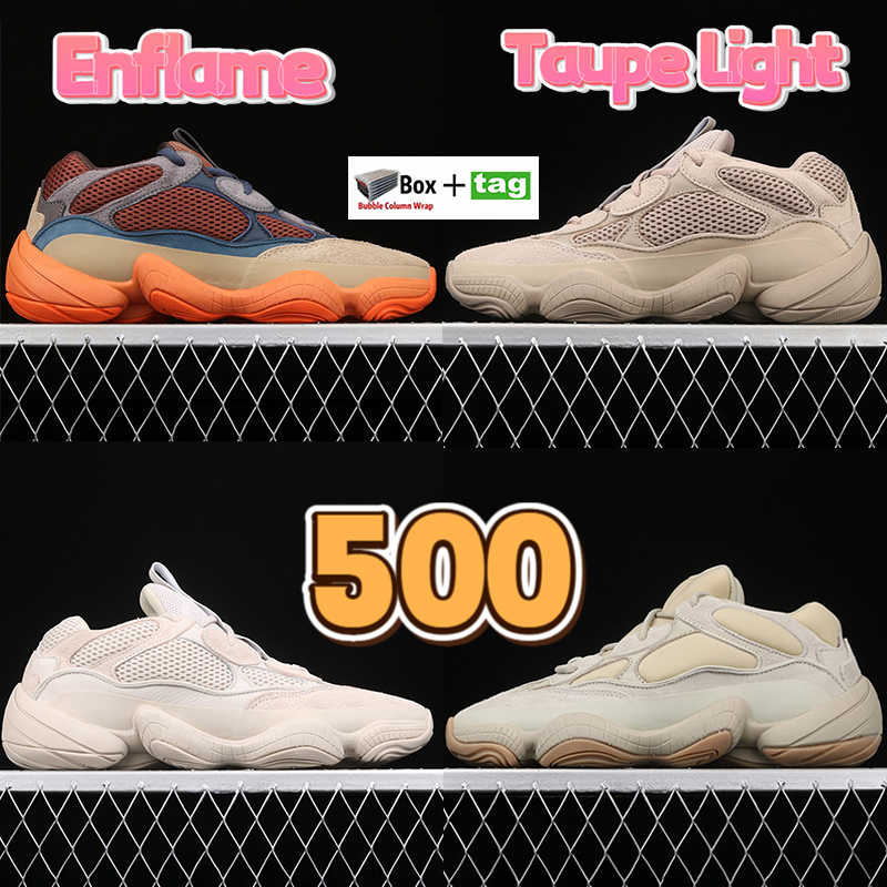New 500 Desert Rat Running shoes Taupe Light Enflame bone white Mens Designer sneakers utility black stone soft vision super moon yellow blush salt women trainers, Bubble wrap packaging
New 500 Desert Rat Running shoes Taupe Light Enflame bone white Mens Designer sneakers utility black stone soft vision super moon yellow blush salt women trainers, Bubble wrap packaging