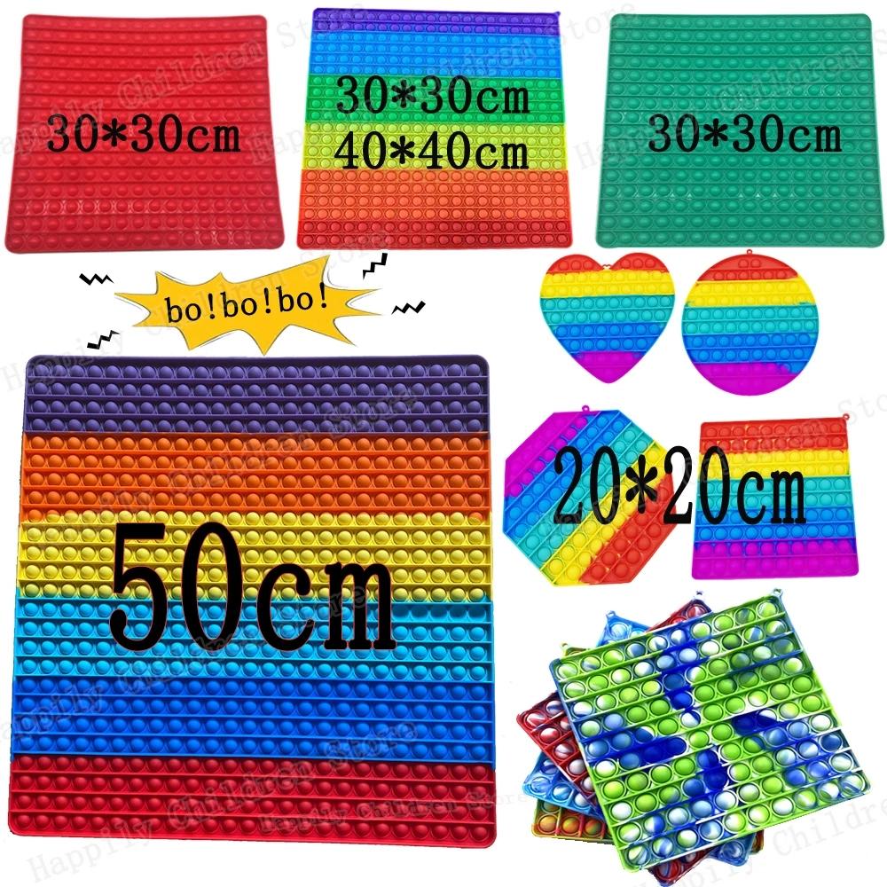 New Ping Sound 30cm 40cm 50cm Super Big Size Push It Push Bubble Autism Needs Squishy Stress Reliever Adult Kid Funny Anti-Stress Fidget Toy Christmas Gifts 
New Ping Sound 30cm 40cm 50cm Super Big Size Push It Push Bubble Autism Needs Squishy Stress Reliever Adult Kid Funny Anti-Stress Fidget Toy Christmas Gifts