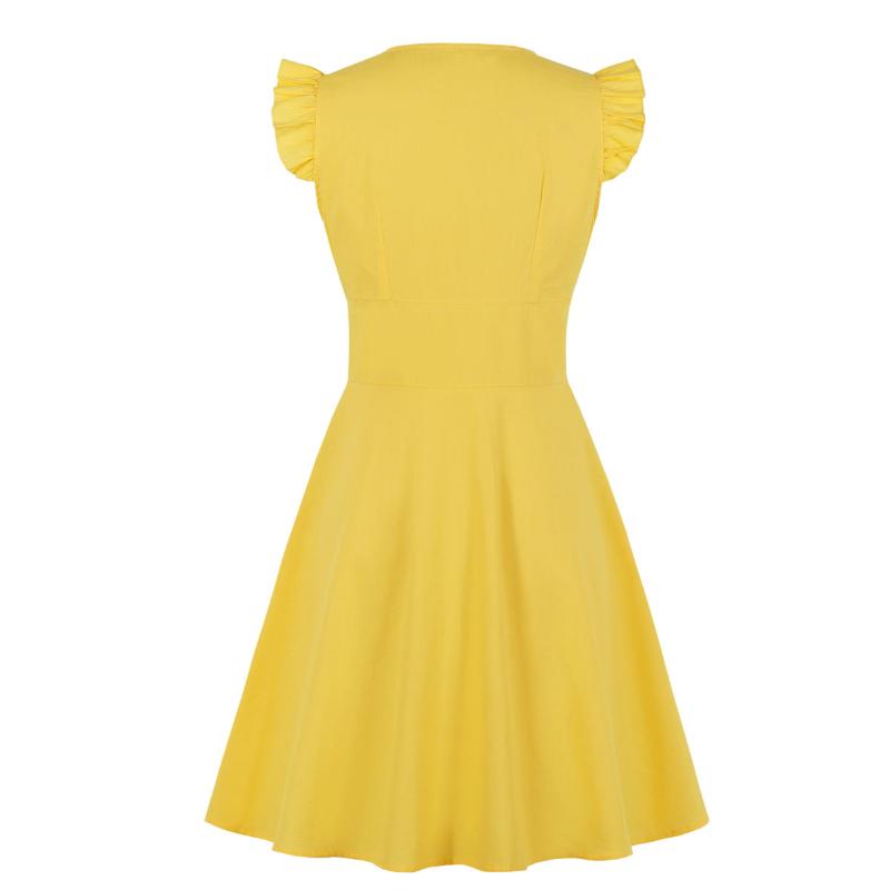 Skirt Single Breasted V-neck Sexy Dress 6256 Two Piece