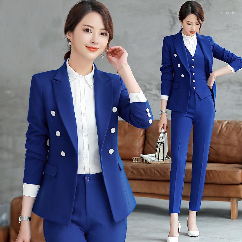 Women' Suits & Blazers Women Double-breasted Blazer Office Lady Sets Solid Color Two-piece Work Set Long Sleeve Suit Jacket&Straight Pant O
Women' Suits & Blazers Women Double-breasted Blazer Office Lady Sets Solid Color Two-piece Work Set Long Sleeve Suit Jacket&Straight Pant O
