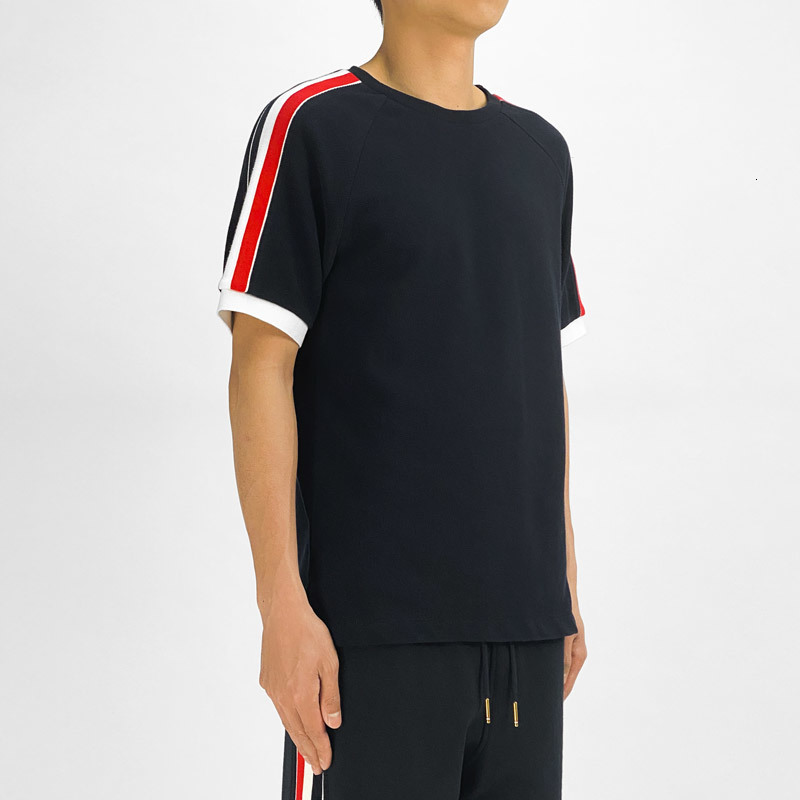 Tb 2021 Fashion Brand tee Shirts Men Women Casual Slim Fit Cotton T-shirt Summer Short Sleeve Contrast Color Clothing, White;black
Tb 2021 Fashion Brand tee Shirts Men Women Casual Slim Fit Cotton T-shirt Summer Short Sleeve Contrast Color Clothing, White;black