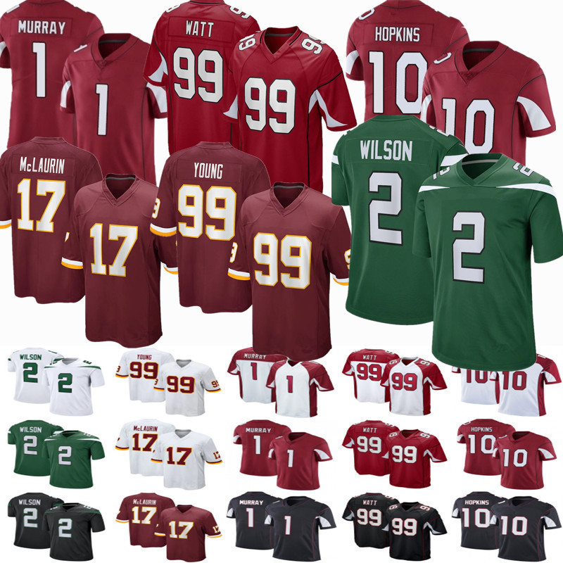 2 Zach Wilson Jersey Mens women youth 17 Terry McLaurin 99 Chase Young 1 Kyler Murray 99 J.J. Watt 10 DeAndre Hopkins Football Jerseys, Color
2 Zach Wilson Jersey Mens women youth 17 Terry McLaurin 99 Chase Young 1 Kyler Murray 99 J.J. Watt 10 DeAndre Hopkins Football Jerseys, Color
