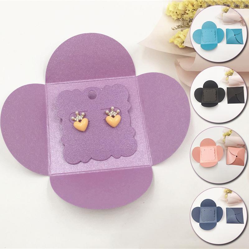 Gift Wrap 20pcs Kraft Earring Cards Cover Storage Bag Solid Color Packaging Cute Exquisite Stud Portable
Gift Wrap 20pcs Kraft Earring Cards Cover Storage Bag Solid Color Packaging Cute Exquisite Stud Portable