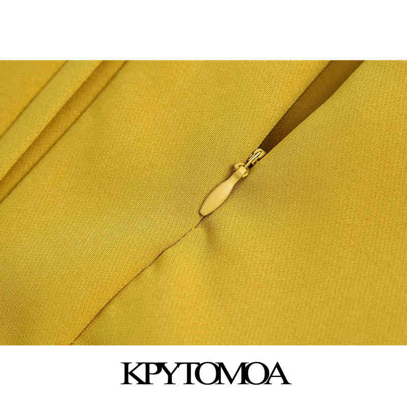 Women Chic Fashion Buttons Decorative Bermuda Shorts Skirts High Waist Back Zipper Female Skorts Mujer 210420