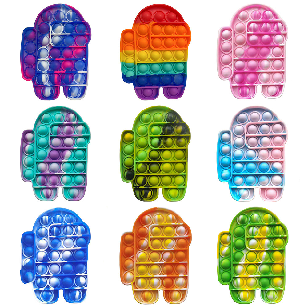 Pop Fidget Reliver Stress Toys Rainbow Push It Bubble Antistress Adult Children Sensory Toy To Relieve Autism
Pop Fidget Reliver Stress Toys Rainbow Push It Bubble Antistress Adult Children Sensory Toy To Relieve Autism