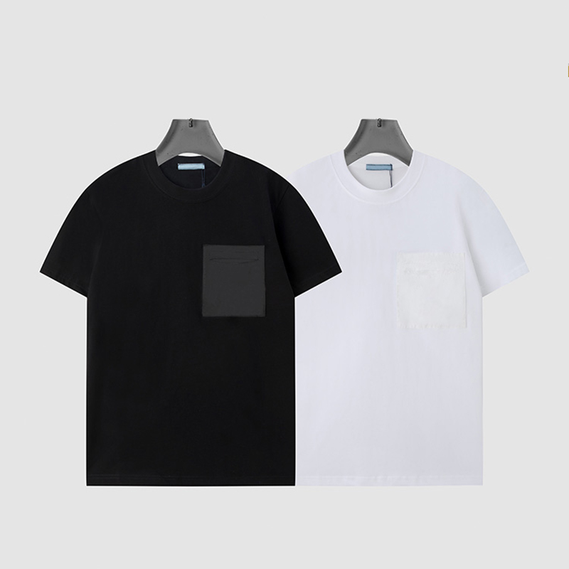 Mens designer t shirt black and white pocket triangle decoration fashion luxury high-quality men's t-shirts, Brown
Mens designer t shirt black and white pocket triangle decoration fashion luxury high-quality men's t-shirts, Brown