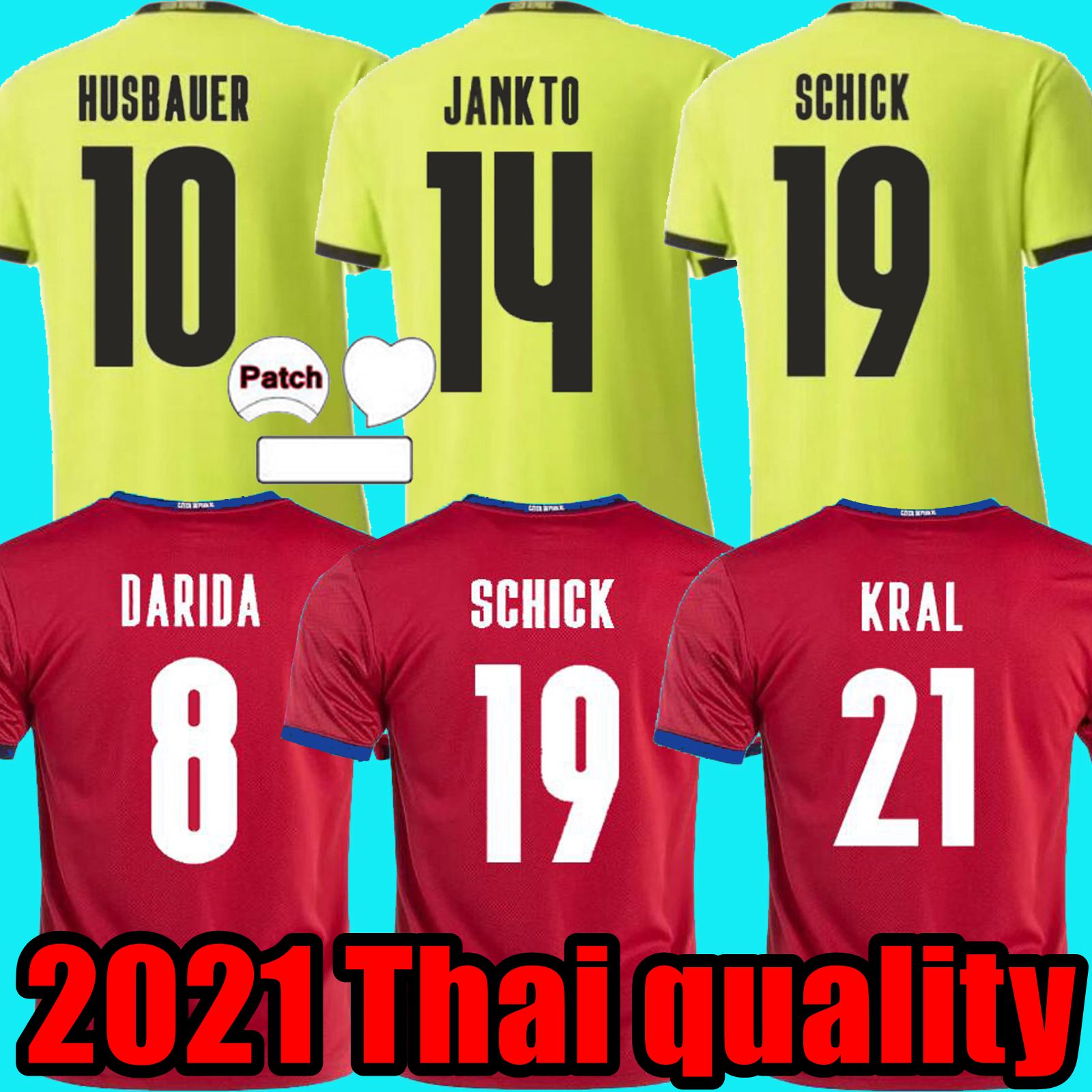 2021 CZECH REPUBLIC home away Soccer Jerseys DARIDA JANKTO SCHICK KRAL KADERABEK HUSBAUER SOUCEK MAN football shirts, Black;yellow
2021 CZECH REPUBLIC home away Soccer Jerseys DARIDA JANKTO SCHICK KRAL KADERABEK HUSBAUER SOUCEK MAN football shirts, Black;yellow