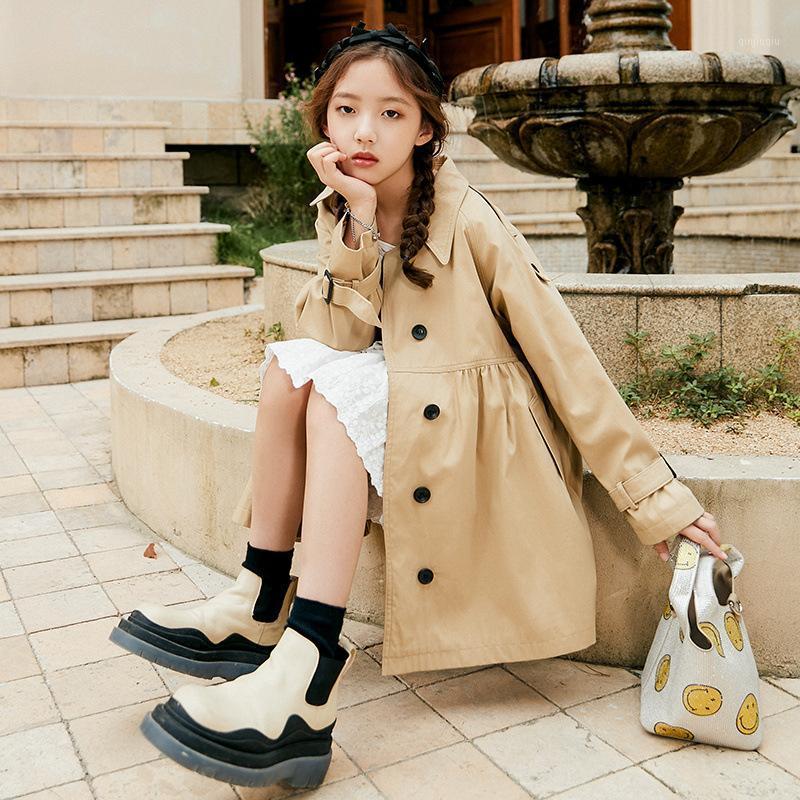 Coat Girls Double Breasted Trench Autumn Children's Clothing Khaki Kids Outerwear Winter Teenager Jacket Overcoat 12 13 14 Y, Blue;gray
Coat Girls Double Breasted Trench Autumn Children's Clothing Khaki Kids Outerwear Winter Teenager Jacket Overcoat 12 13 14 Y, Blue;gray