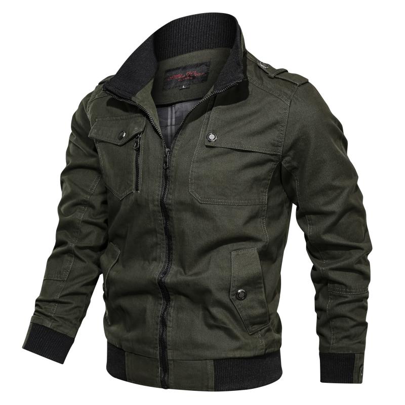 Mens Casual Solid Color Jacket with Zipper Pocket Lapel Large Size Coat for Men Windbreakers Autumn Spring Flight Jackets, Khaki
Mens Casual Solid Color Jacket with Zipper Pocket Lapel Large Size Coat for Men Windbreakers Autumn Spring Flight Jackets, Khaki