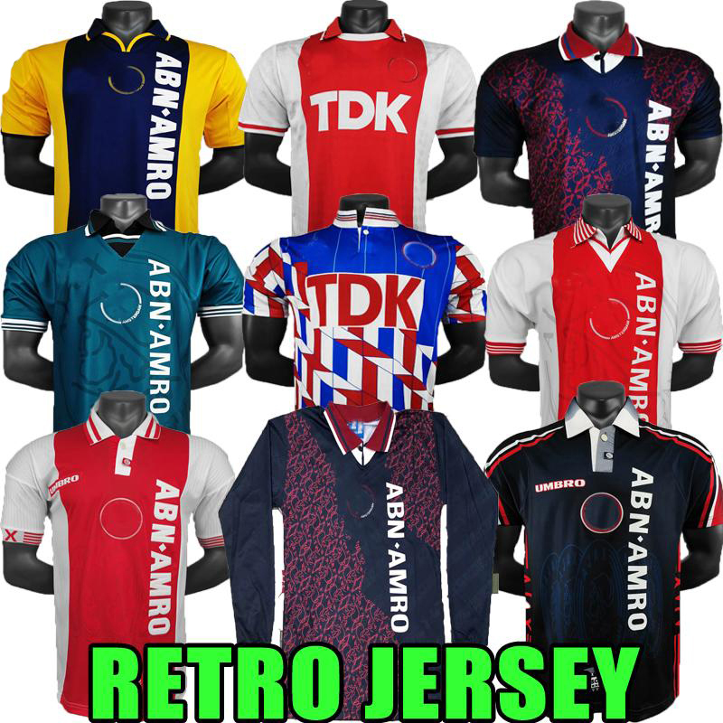 1989 1990 HALLER AJAXES Retro soccer jersey 89 90 94 95 96 97 RIJKAARD KLUIVERT LITMANEN SEEDORF DAVIDS OVERMARS 2000 2001 BABEL Classic vintage football shirt 1998, 95/96;away
1989 1990 HALLER AJAXES Retro soccer jersey 89 90 94 95 96 97 RIJKAARD KLUIVERT LITMANEN SEEDORF DAVIDS OVERMARS 2000 2001 BABEL Classic vintage football shirt 1998, 95/96;away
