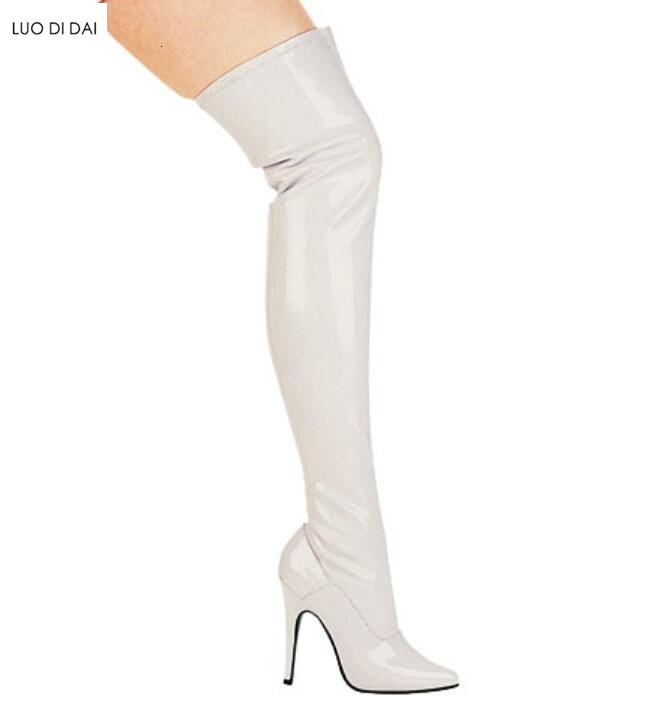 Boots fashion point toe long thin heel thigh high women party shoes patent leather over knee dress OJ4X, Red
Boots fashion point toe long thin heel thigh high women party shoes patent leather over knee dress OJ4X, Red