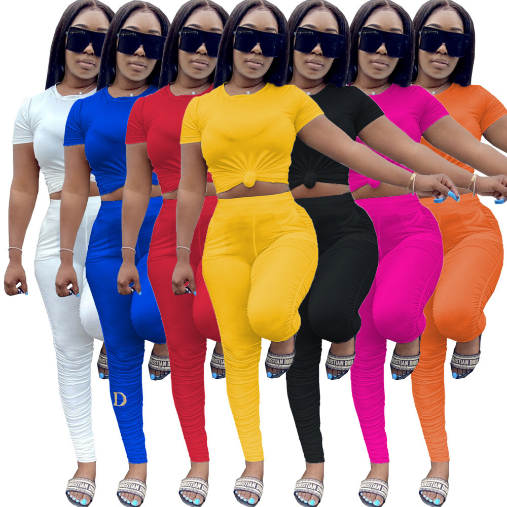 Womens Two Piece Pants Sets Solid Color Short Sleeve T-shirt Long Pants Outfits Jogging Sport Suit Ladies Sweatsuits Clothes Plus Size, Yellow
Womens Two Piece Pants Sets Solid Color Short Sleeve T-shirt Long Pants Outfits Jogging Sport Suit Ladies Sweatsuits Clothes Plus Size, Yellow