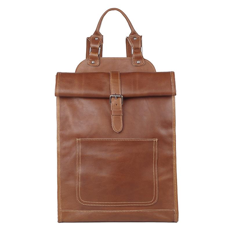 Backpack Men's Backpack, Manual Vegetable Tanned Leather, Women's Computer Bag,, Yellow
Backpack Men's Backpack, Manual Vegetable Tanned Leather, Women's Computer Bag,, Yellow