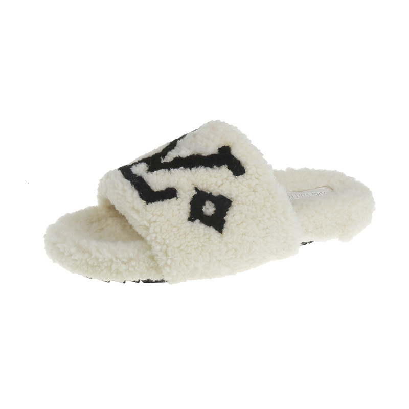 slippers size big women's shoes letters a word wool drag winter warm home oj7f, Black
slippers size big women's shoes letters a word wool drag winter warm home oj7f, Black