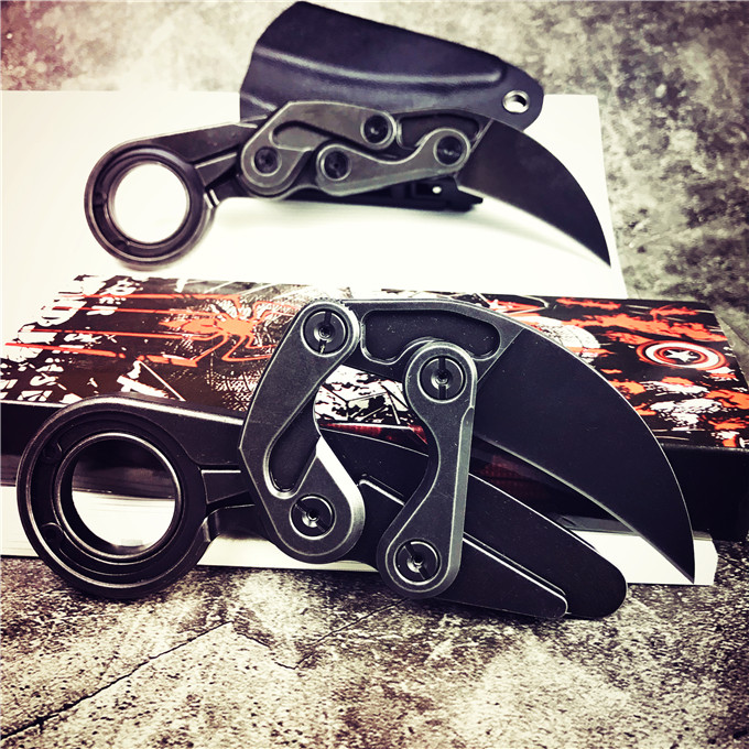 New 2021 Caswell Morphing mechanical Tactical Knife Claw Karambit M390 Black Blade EDC Pocket Knives Xmas Gift BM42
New 2021 Caswell Morphing mechanical Tactical Knife Claw Karambit M390 Black Blade EDC Pocket Knives Xmas Gift BM42