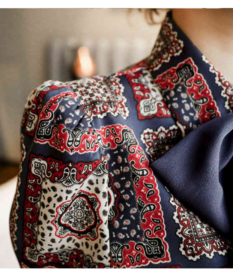 Spring Fashion Two Piece Set Women Bowknot Turn-down Collar Chiffon Printed Blouse + High Waist PU Mini Skirts Suits Female 210518