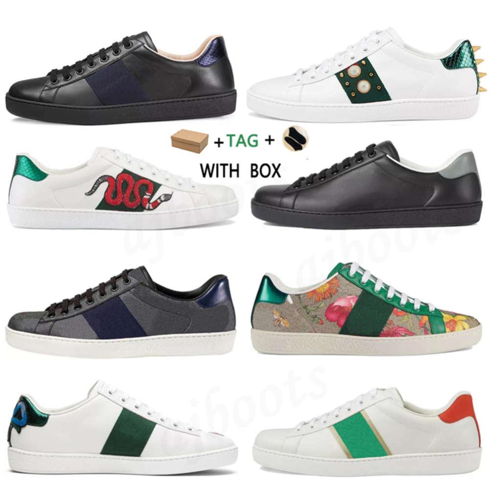 Top Quality Casual Dress Shoes Ace Bee Snake Tiger Chaussures Leather Sneakers Embroidered Stripes White Shoe Walking Sports Xianghuaqiang
Top Quality Casual Dress Shoes Ace Bee Snake Tiger Chaussures Leather Sneakers Embroidered Stripes White Shoe Walking Sports Xianghuaqiang