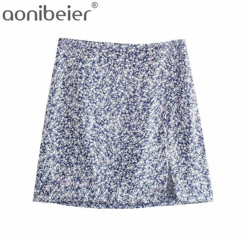 Summer Fashion Floral Print Split Front Female Mini Pencil Skirt High Waist Side Zip Women Casual Package Hip Skirts 210604, 02
Summer Fashion Floral Print Split Front Female Mini Pencil Skirt High Waist Side Zip Women Casual Package Hip Skirts 210604, 02