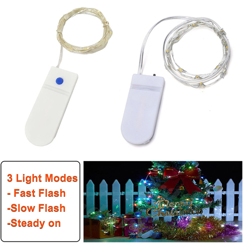 2M 20LEDs String Light CR2032 Battery Operated LED Lights 3 Mode Flash Mini Silver Wire Lamp Decoration Christmas Halloween Wedding Party
2M 20LEDs String Light CR2032 Battery Operated LED Lights 3 Mode Flash Mini Silver Wire Lamp Decoration Christmas Halloween Wedding Party