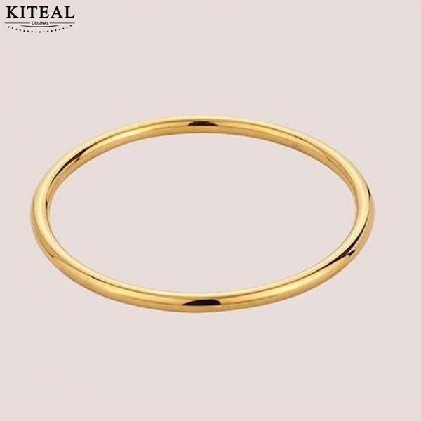 Kiteal Birthday Gift Gold Color Charms Bangle Simple, No-nonsense Circles Wedding Bracelet Charming Jewelry Accessories Q0719
Kiteal Birthday Gift Gold Color Charms Bangle Simple, No-nonsense Circles Wedding Bracelet Charming Jewelry Accessories Q0719