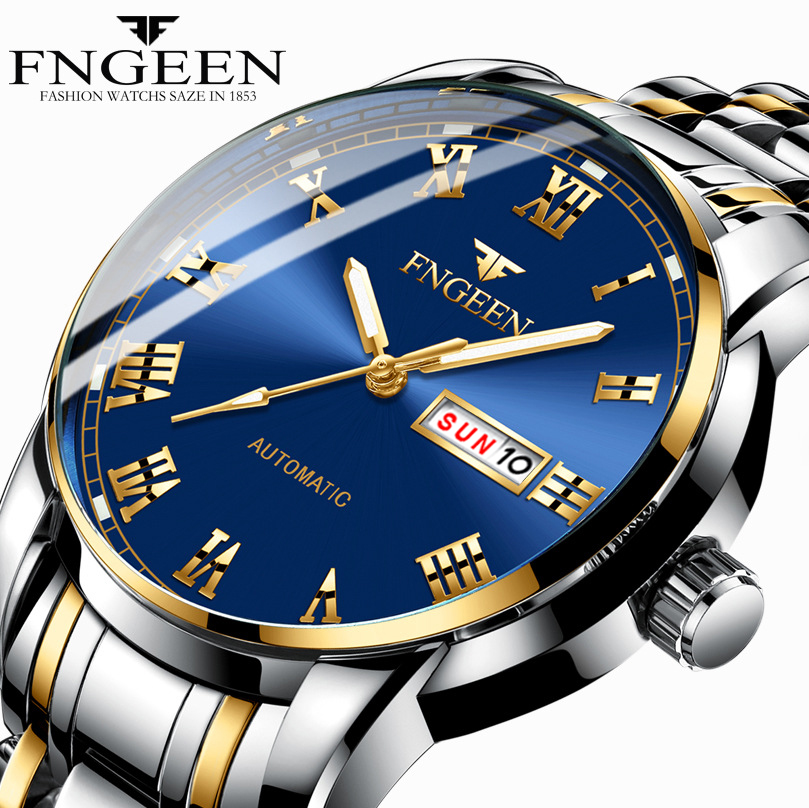 Luxury Men Watches Famous Brand luminous Mens Fashion Watch Men Military Waterproof Quartz Wristwatch Relogio Masculino 2021g, Steel gold blue
Luxury Men Watches Famous Brand luminous Mens Fashion Watch Men Military Waterproof Quartz Wristwatch Relogio Masculino 2021g, Steel gold blue