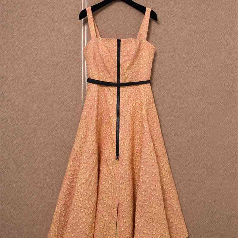 Truevoker Summer Runway Hepburn Party Dress Lady Leopard Print Embossed Mid Calf Length Spaghetti Strap Mujer Festa Vestidos 210602, Orange
Truevoker Summer Runway Hepburn Party Dress Lady Leopard Print Embossed Mid Calf Length Spaghetti Strap Mujer Festa Vestidos 210602, Orange