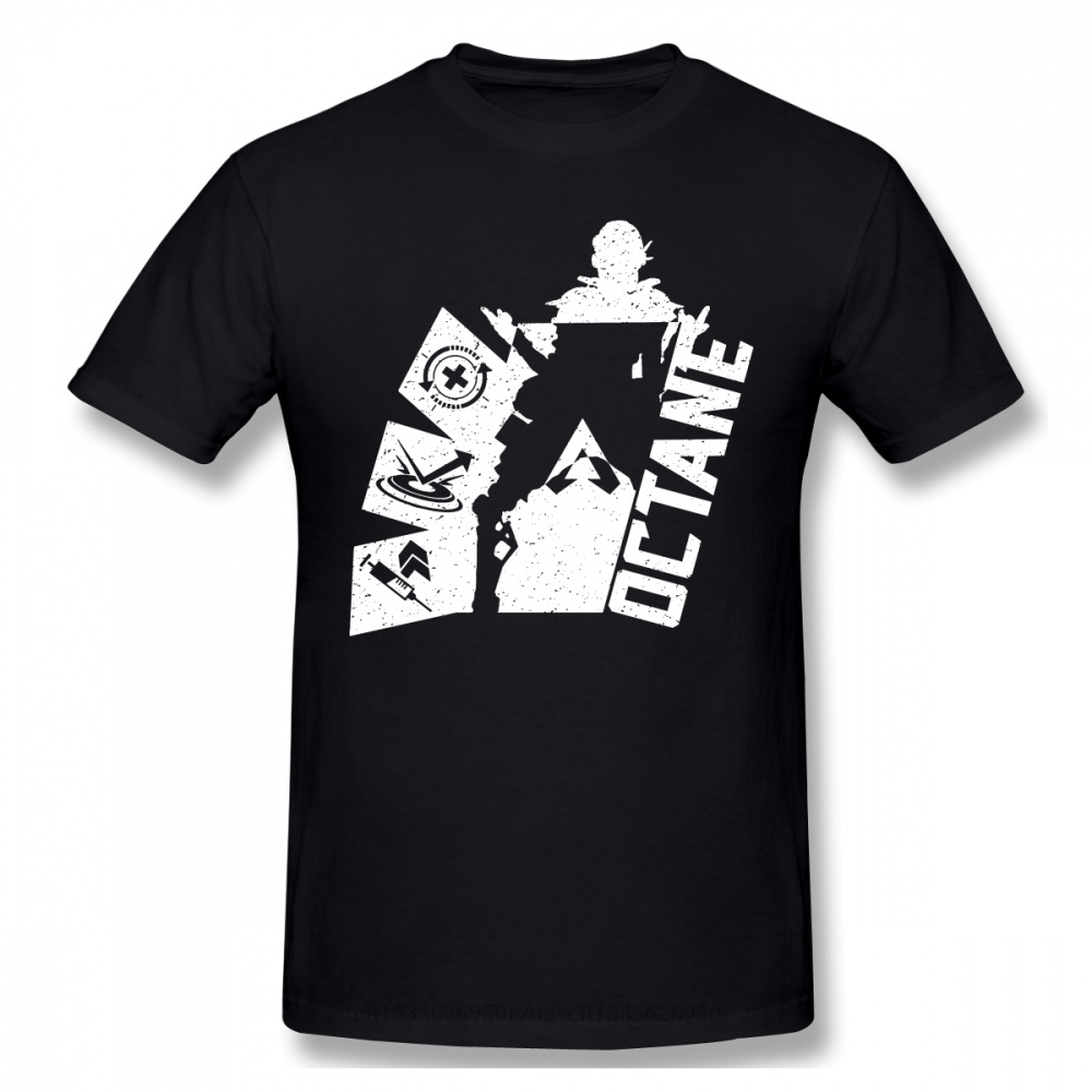 Men Short Sleeve Apex Legends Shooter Battle Royale Game T-Shirt Octane Pure Cotton Tees Harajuku TShirt, White;black
Men Short Sleeve Apex Legends Shooter Battle Royale Game T-Shirt Octane Pure Cotton Tees Harajuku TShirt, White;black