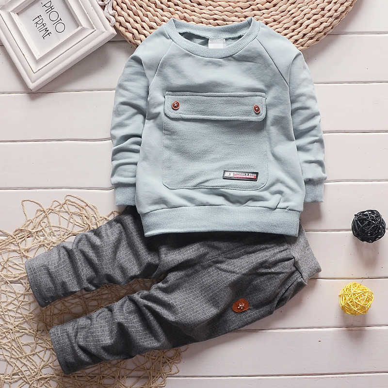 Toddler Kids Baby Boys Clothes Long Sleeve Top T-shirt +Pants Cotton Outfit Baby Clothing Sets Children's clothing
