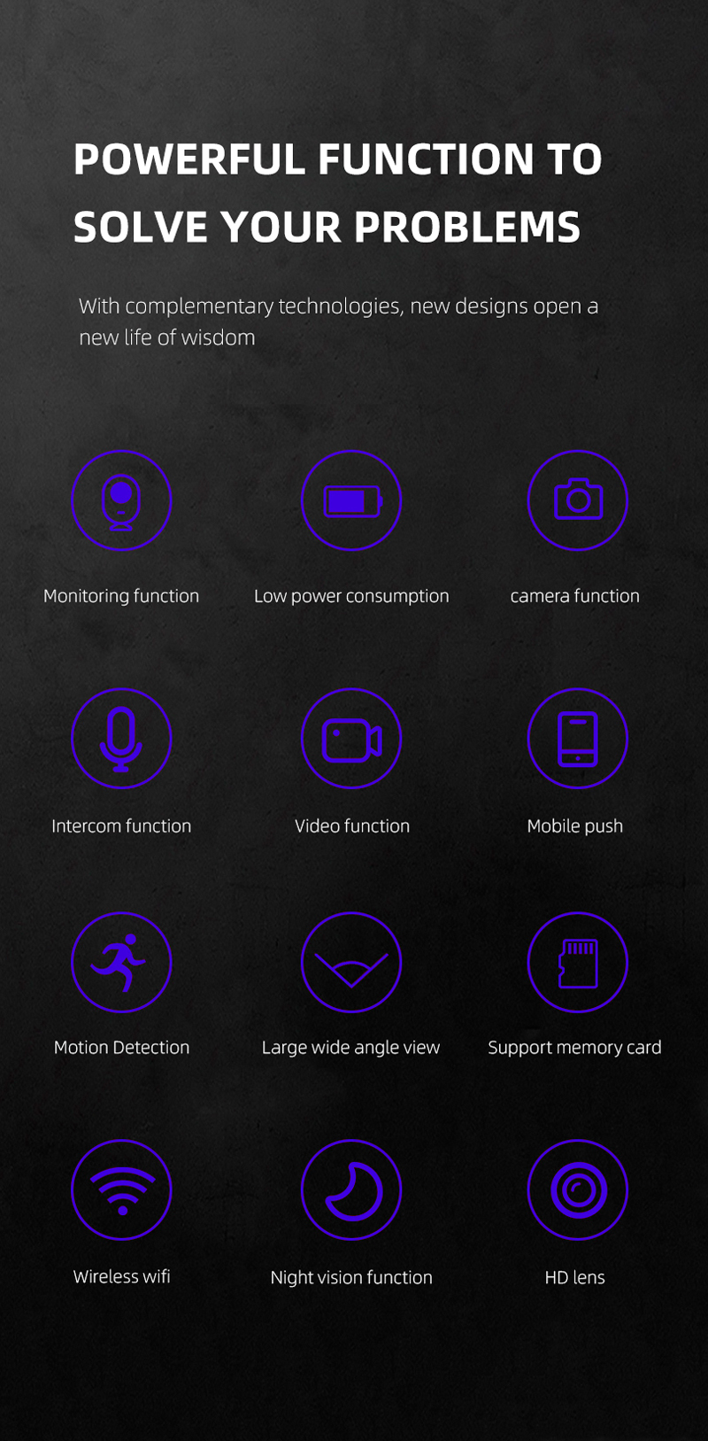 H2 1080P WiFi Doorbell Cameras Waterproof HD Video Door Bell Motion Detector Smart Wireless with Camera Night Vision