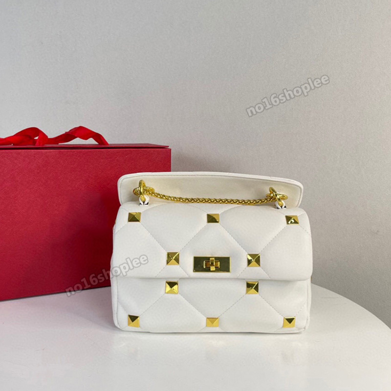big rivet valentino designer shoulder bag woman luxury leather crossbody handbag roman rivets wallet purse with removable gold chain, No bag
big rivet valentino designer shoulder bag woman luxury leather crossbody handbag roman rivets wallet purse with removable gold chain, No bag