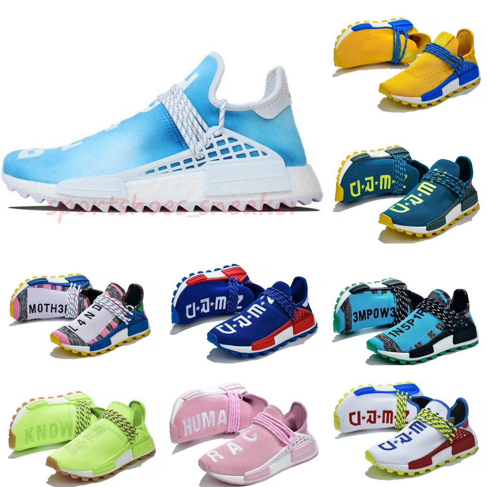 2022 Pharrell Williams NMD Human Race Men Women Running Shoes Triple White BBC Solar Pack Yellow Blue Nerd Heart Mind Sports Outdoor Shoe
2022 Pharrell Williams NMD Human Race Men Women Running Shoes Triple White BBC Solar Pack Yellow Blue Nerd Heart Mind Sports Outdoor Shoe