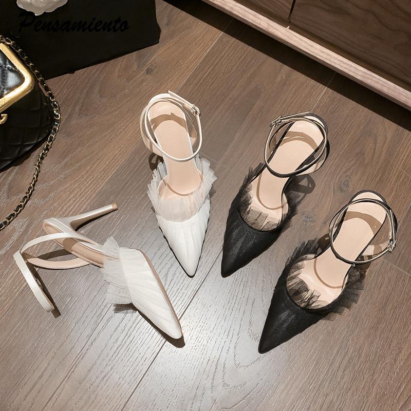 Dress Shoes 2022 Summer Fashion Folds Volie Lace Women Pumps Elegant Pointed Toe Thin High Heels Wedding Bridal Salto Alto Feminino, Black
Dress Shoes 2022 Summer Fashion Folds Volie Lace Women Pumps Elegant Pointed Toe Thin High Heels Wedding Bridal Salto Alto Feminino, Black