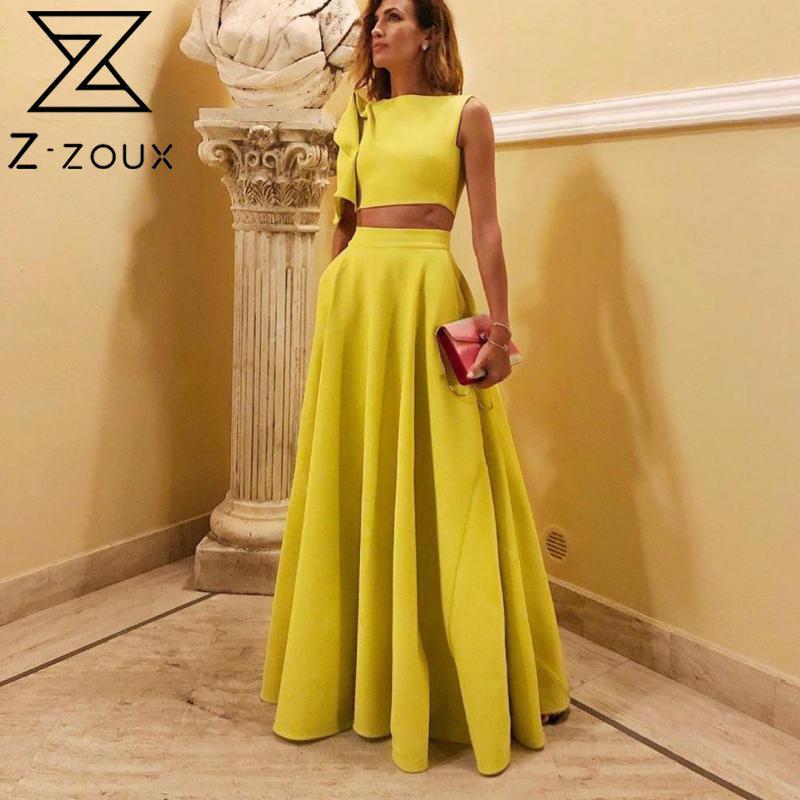 Women Sets Woem Skirt One Shoulder Crop Top With Big Swing Maxi Two Piece And 210524, Yellow
Women Sets Woem Skirt One Shoulder Crop Top With Big Swing Maxi Two Piece And 210524, Yellow