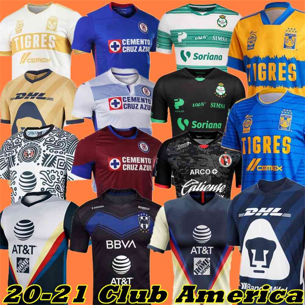 Club 20 21 America Cruz Azul Soccer Jersey 2021 Guadalajara Chivas Tijuana UNAM Tigres home away third Liga MX Football Shirts Santos Laguna, Club america new third white
Club 20 21 America Cruz Azul Soccer Jersey 2021 Guadalajara Chivas Tijuana UNAM Tigres home away third Liga MX Football Shirts Santos Laguna, Club america new third white