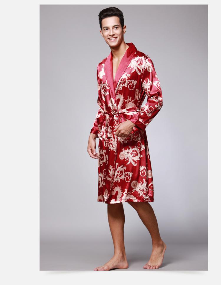 Men's Sleepwear Wine Red Home Service Bathrobe Spring And Autumn Long Sleeve Pajamas Pijama Robe Casual Sexy Accappatoio Uomo, Blue shorts
Men's Sleepwear Wine Red Home Service Bathrobe Spring And Autumn Long Sleeve Pajamas Pijama Robe Casual Sexy Accappatoio Uomo, Blue shorts
