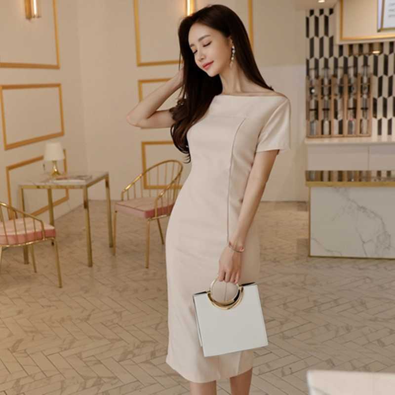HIGH QUALITY Summer Women Work Office Lady Sheath slash neck Party High Street Womens Formal Vestidos Casual Dresses 210525, Picture color
HIGH QUALITY Summer Women Work Office Lady Sheath slash neck Party High Street Womens Formal Vestidos Casual Dresses 210525, Picture color