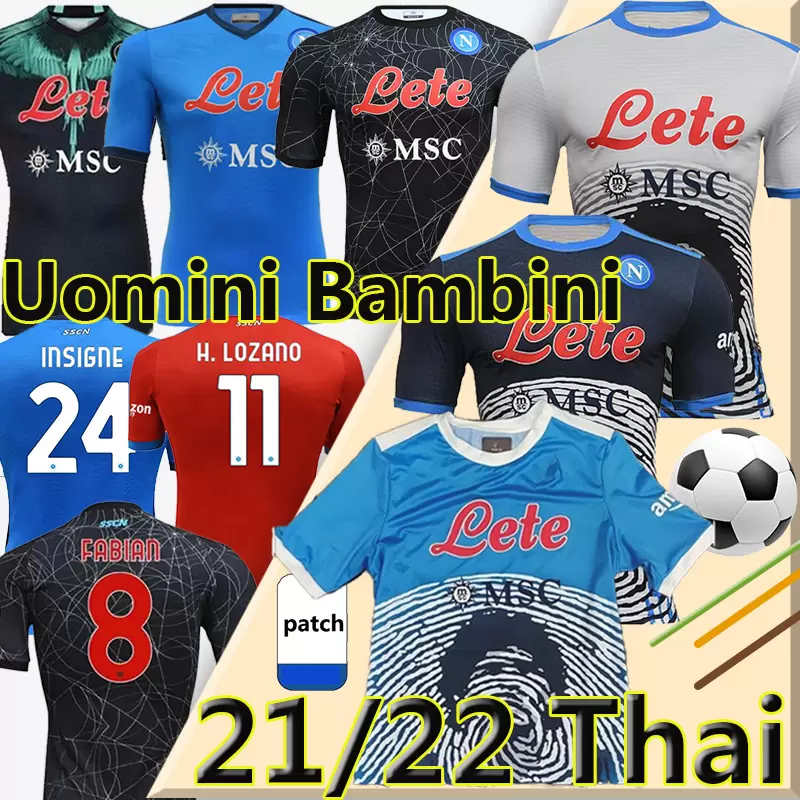 21/22Napoli Soccer Jerseys Halloween Burlon MARADONA Maglietta da calciatore OSIMHEN INSIGNE 2021 2022 EUROPEAN SSC Naples MAGLIA MERTENS men Kid Football Shirt, Home game
21/22Napoli Soccer Jerseys Halloween Burlon MARADONA Maglietta da calciatore OSIMHEN INSIGNE 2021 2022 EUROPEAN SSC Naples MAGLIA MERTENS men Kid Football Shirt, Home game