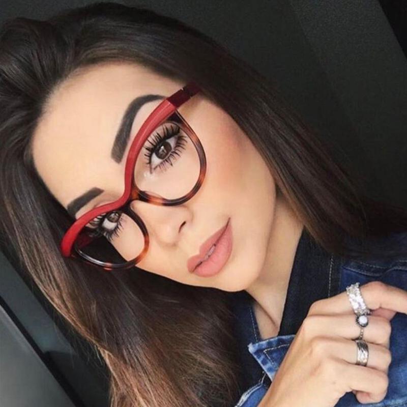 Fashion Sunglasses Frames Woman Big Round Metal Frame UV400 Eye Protect Clear Lens Eyeglasses
Fashion Sunglasses Frames Woman Big Round Metal Frame UV400 Eye Protect Clear Lens Eyeglasses