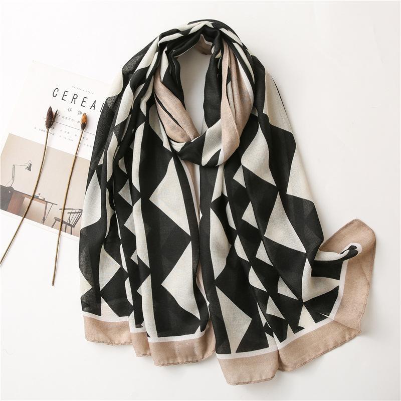 Scarves 2021 Ladies Fashion Aztec Geometric Triangle Viscose Shawl Scarf High Quality Wrap Stole Bufandas Muslim Hijab 180*90Cm
Scarves 2021 Ladies Fashion Aztec Geometric Triangle Viscose Shawl Scarf High Quality Wrap Stole Bufandas Muslim Hijab 180*90Cm