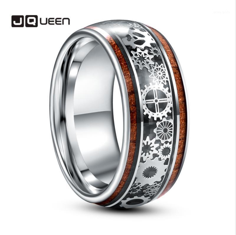 Wedding Rings 10mm Inlaid Wood Grain Gear Pattern Tungsten Carbide Ring Men's Fashion Jewelry Gift1
Wedding Rings 10mm Inlaid Wood Grain Gear Pattern Tungsten Carbide Ring Men's Fashion Jewelry Gift1