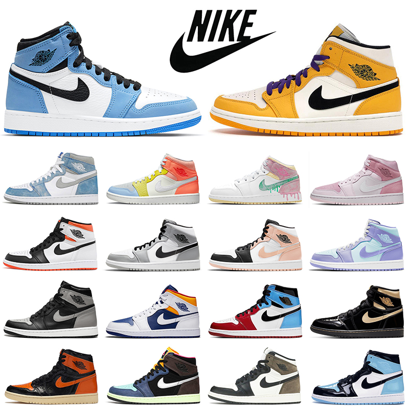 Discount Hyper Royal 1s Men Basketball Shoes Jumpman 1 University Blue Twist Womens Mens Trainers Sports Sneakers size 5.5-12
Discount Hyper Royal 1s Men Basketball Shoes Jumpman 1 University Blue Twist Womens Mens Trainers Sports Sneakers size 5.5-12
