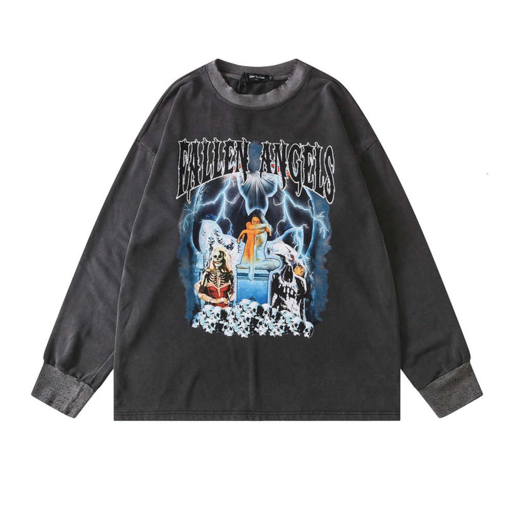 Designer's same style Hoodie Washed old long-sleeved sweatshirt Men and women loose hip-hop couple sweater American high street, Black
Designer's same style Hoodie Washed old long-sleeved sweatshirt Men and women loose hip-hop couple sweater American high street, Black