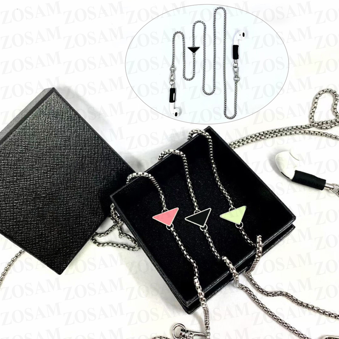 Luxury Wireless Bluetooth Earphone Anti Lost Chain Universal for Airpods 1 2 Pro Similar Size Earbuds Headset Metall Triangle Designer Earph
Luxury Wireless Bluetooth Earphone Anti Lost Chain Universal for Airpods 1 2 Pro Similar Size Earbuds Headset Metall Triangle Designer Earph
