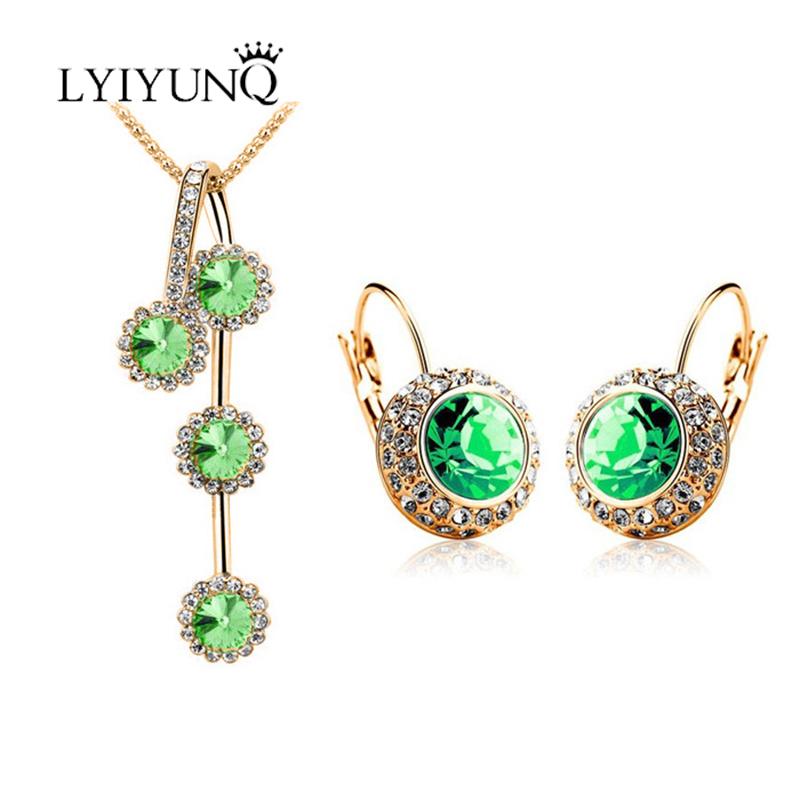 Earrings & Necklace LYIYUNQ Trendy Round Crystal Long Pendant Jewelry Set Punk Rhinestone Wedding Sets For Women, As pic
Earrings & Necklace LYIYUNQ Trendy Round Crystal Long Pendant Jewelry Set Punk Rhinestone Wedding Sets For Women, As pic